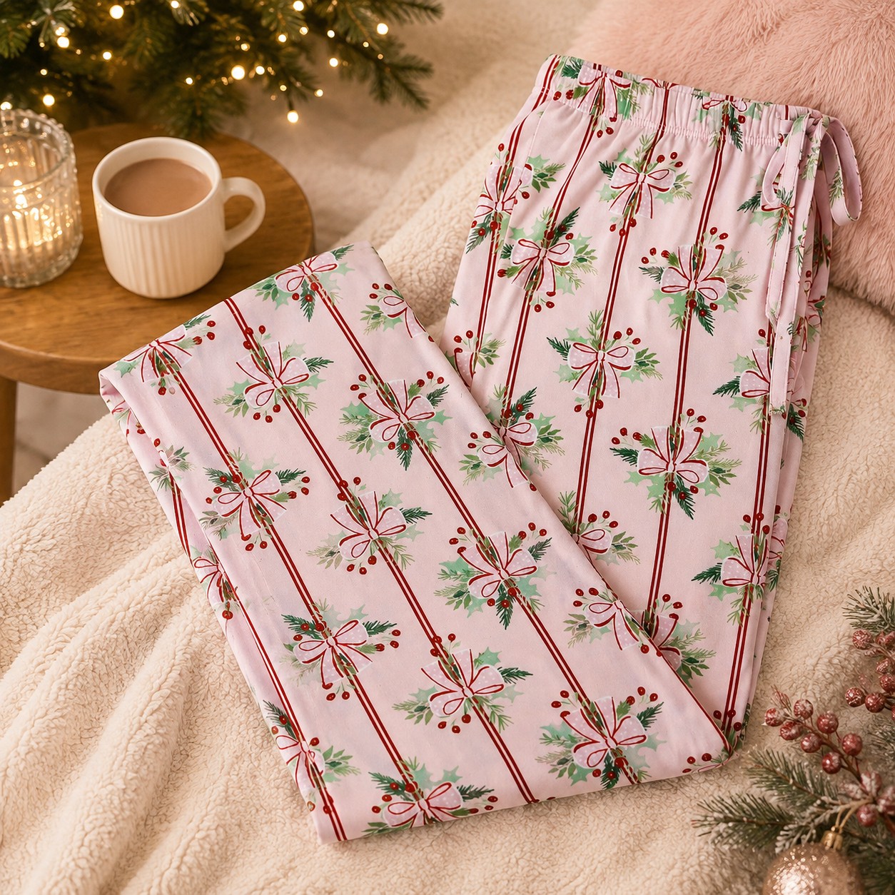 Berry & Bows Lounge Pants